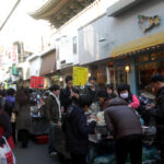Street of cart bars at the Gukje market