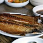 Grilled Andong Marinated Mackerel in Andong Hahoe Village