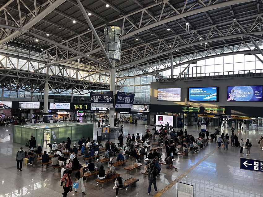 KTX釜山駅