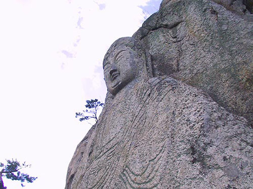 삼릉계곡 마애석가여래좌상