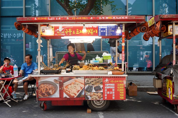 사면 포장마차 거리
