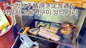 チャガルチ鯖焼き定食通り